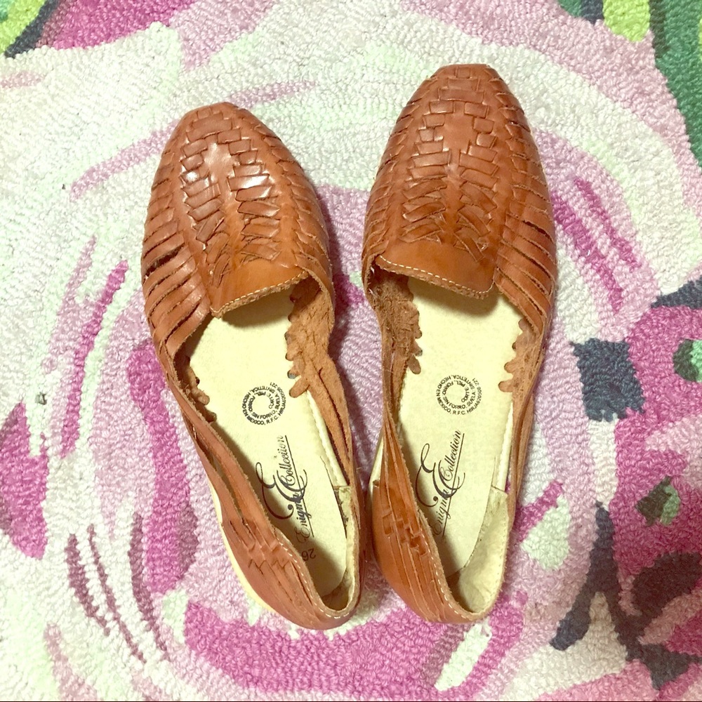 Authentic Leather huarache sandals
